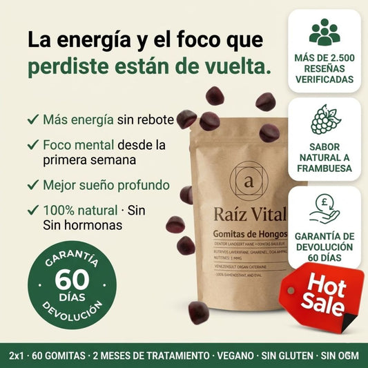 GOMITAS DE HONGOS 10 en 1: Más Energía. Mente Clara. Mejor Sueño. Todo en 1 Gomita al Día.