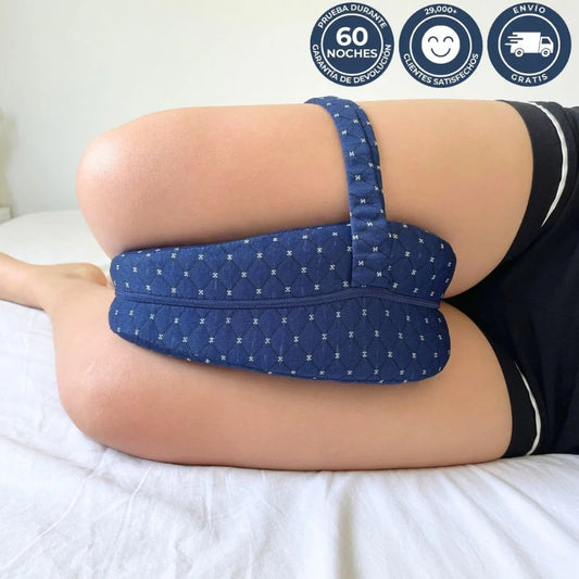 Almohada Ortopédica para Piernas – Alivia Ciática y Dolor Lumbar Mientras Dormís