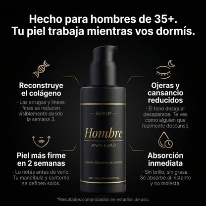 SERUM ANTI-EDAD: Recuperá tu mejor Aspecto Facial En 21 días.
